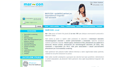 Desktop Screenshot of mar-con.cz